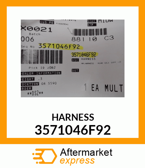 HARNESS 3571046F92