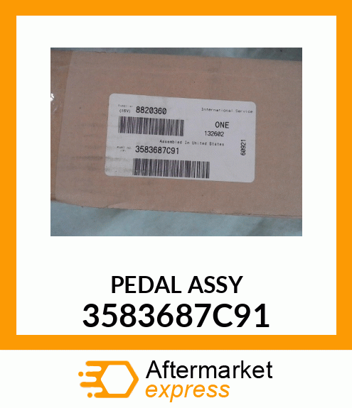 PEDAL ASSY 3583687C91