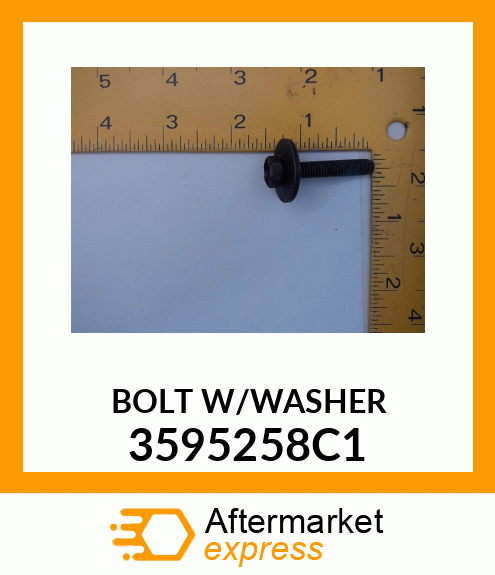 BOLT W/WASHER 3595258C1
