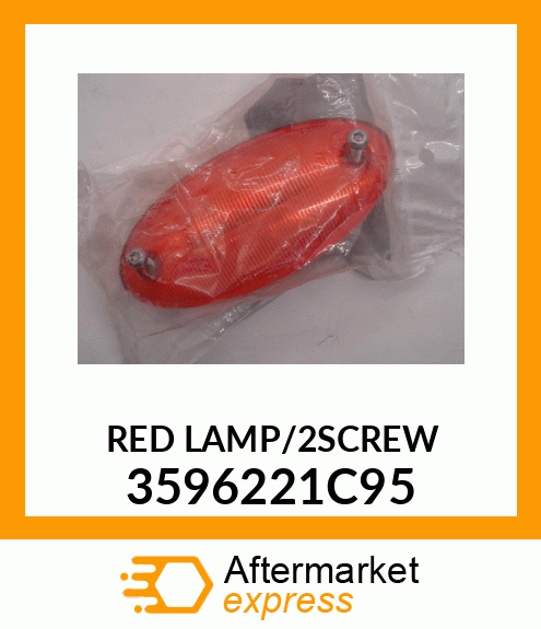 RED LAMP/2SCREW 3596221C95