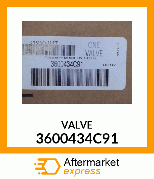 VALVE 3600434C91