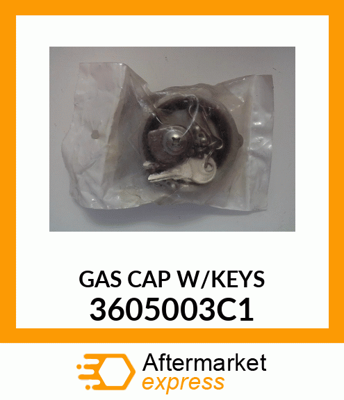 GAS CAP W/KEYS 3605003C1