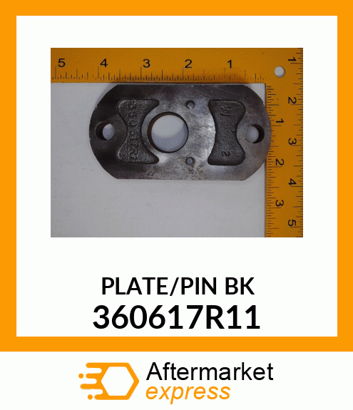 PLATE/PIN BK 360617R11