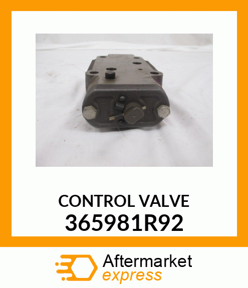 CONTROL VALVE 365981R92