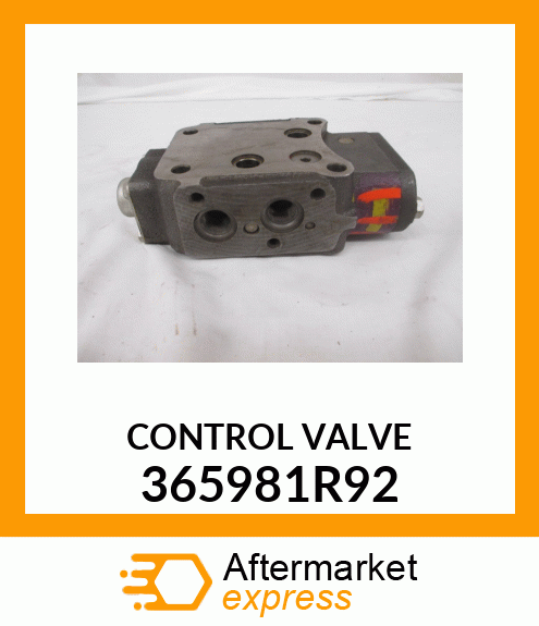 CONTROL VALVE 365981R92