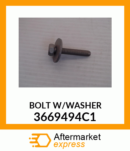 BOLT W/WASHER 3669494C1