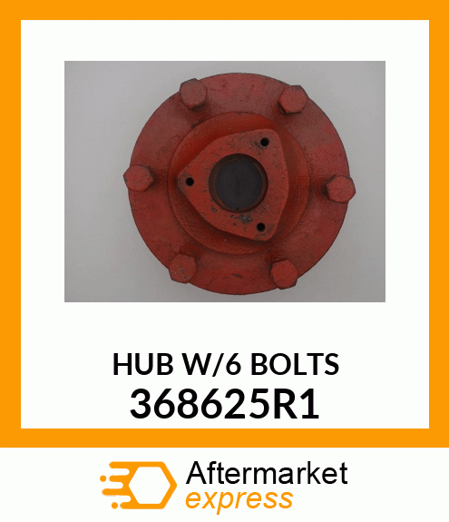 HUB W/6 BOLTS 368625R1