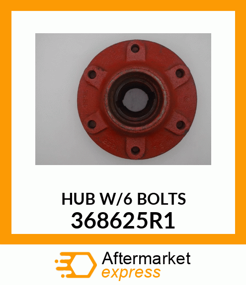 HUB W/6 BOLTS 368625R1