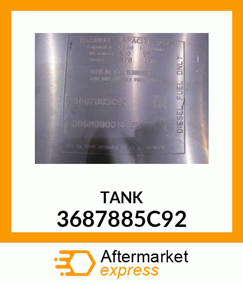 TANK 3687885C92