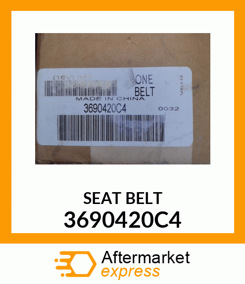 SEAT BELT 3690420C4