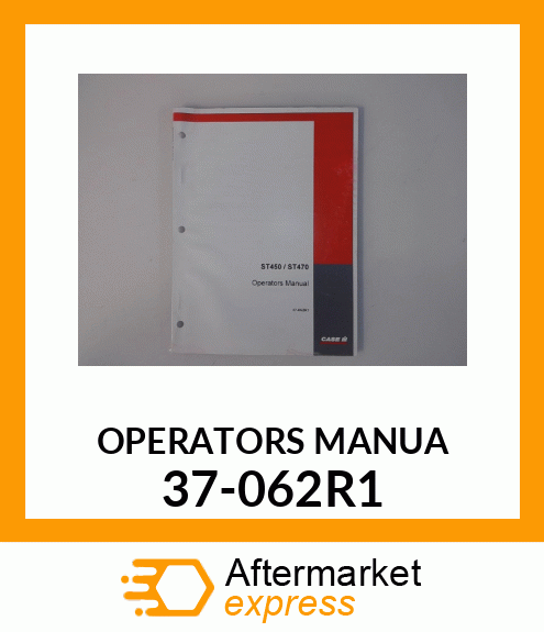 OPERATORS MANUA 37-062R1