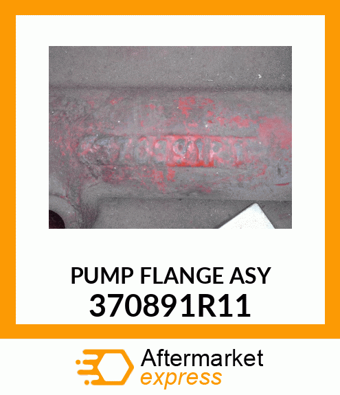 PUMP FLANGE ASY 370891R11