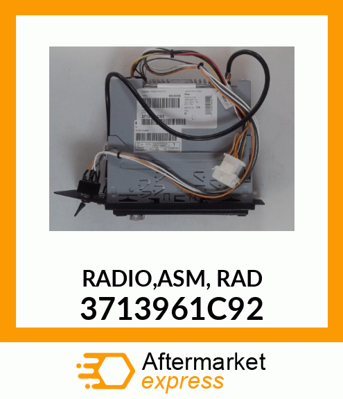 RADIO,ASM, RAD 3713961C92