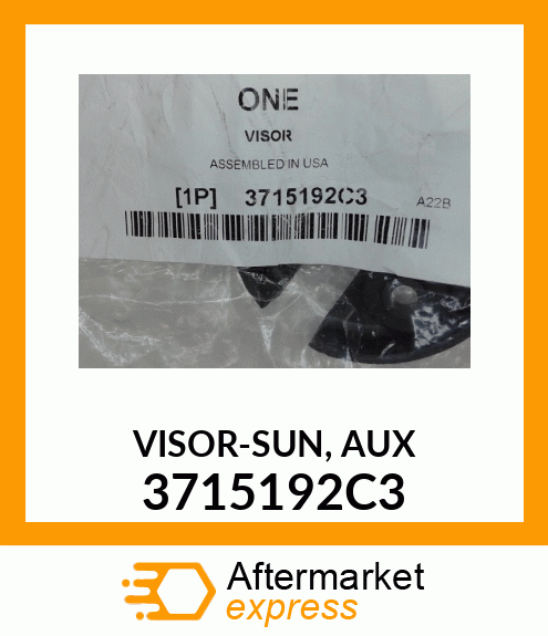 VISOR-SUN, AUX 3715192C3