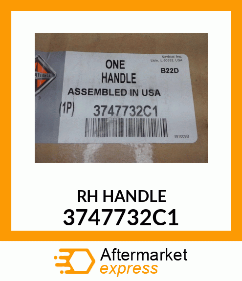 'RH' HANDLE 3747732C1