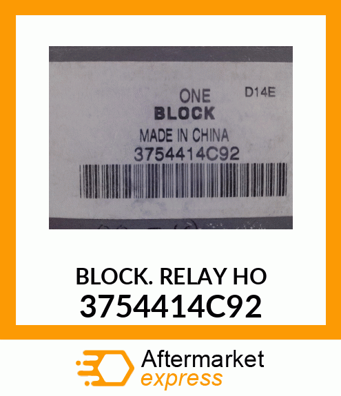 BLOCK RELAY HO 3754414C92