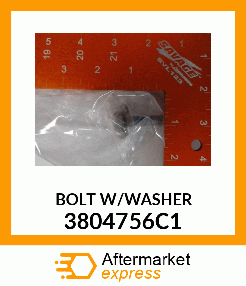 BOLT W/WASHER 3804756C1