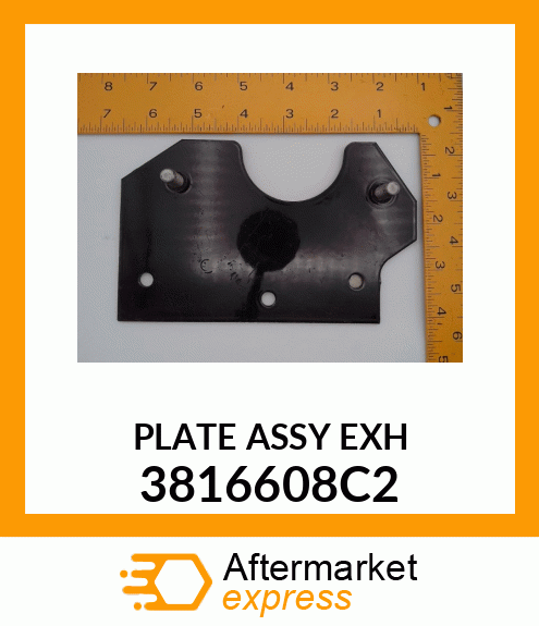 PLATE ASSY EXH 3816608C2