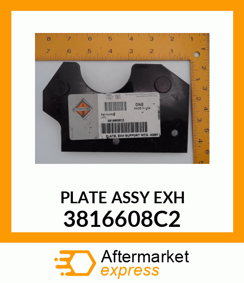 PLATE ASSY EXH 3816608C2