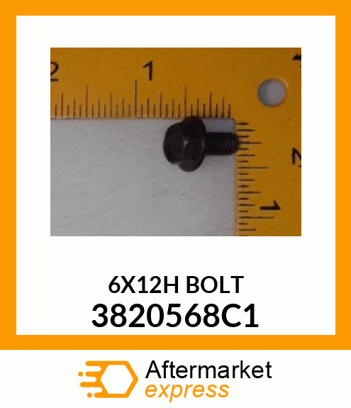 6X12H BOLT 3820568C1