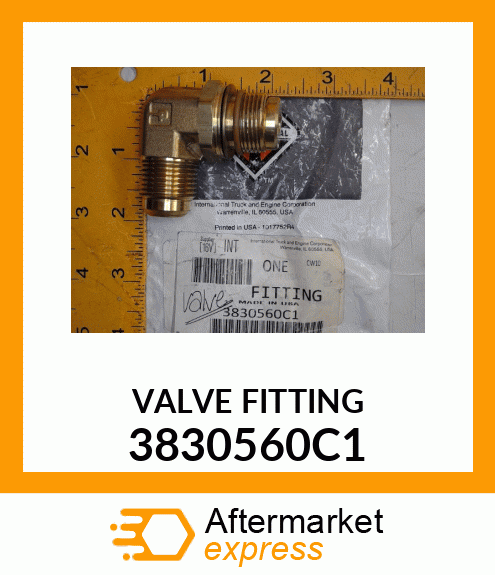 VALVE FITTING 3830560C1