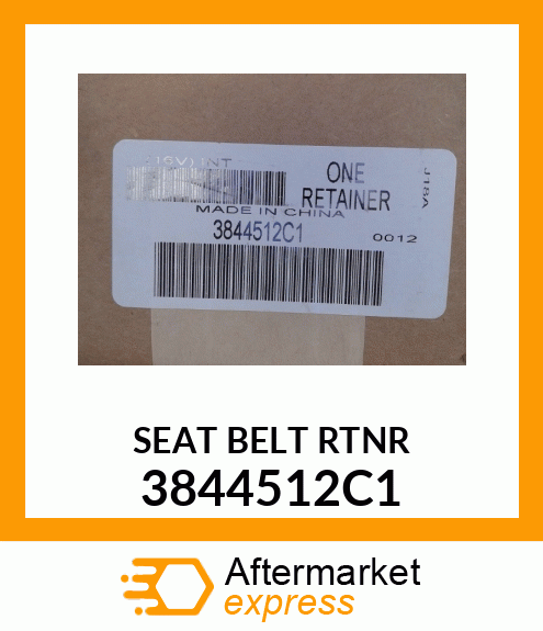 SEAT BELT RTNR 3844512C1