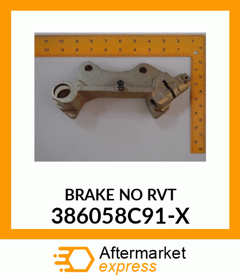 BRAKE NO RVT 386058C91-X