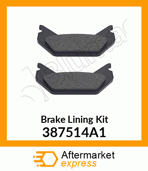 Brake Lining Kit 387514A1