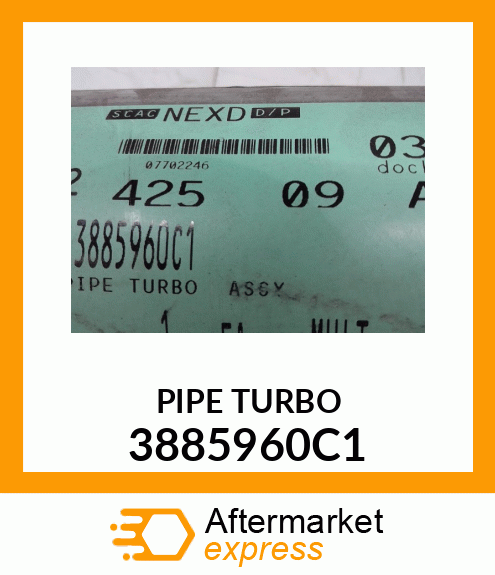 PIPE TURBO 3885960C1