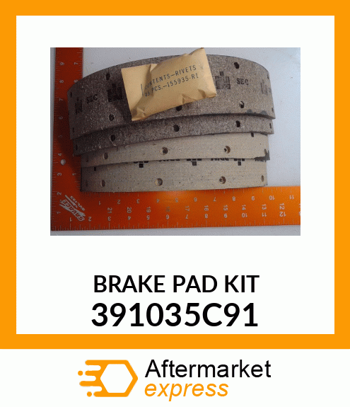 BRAKE PAD KIT 391035C91