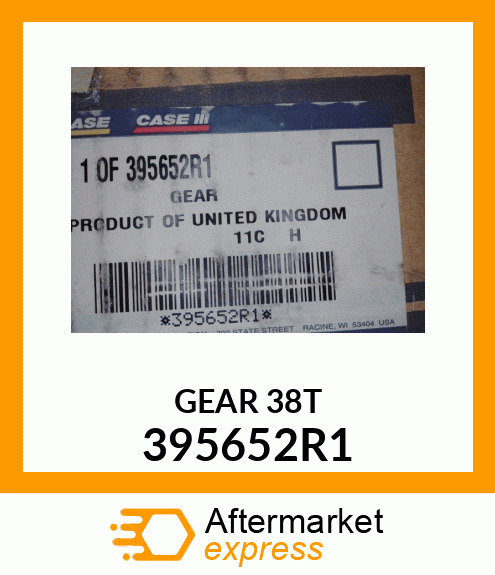 GEAR 38T 395652R1