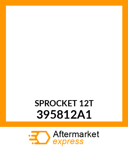 SPROCKET 12T 395812A1