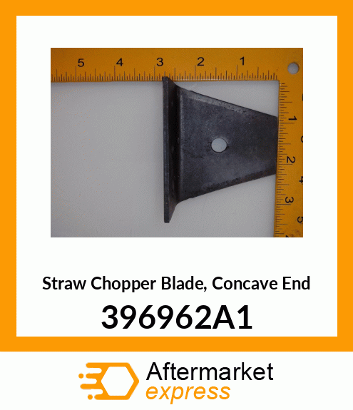 Straw Chopper Blade, Concave End 396962A1