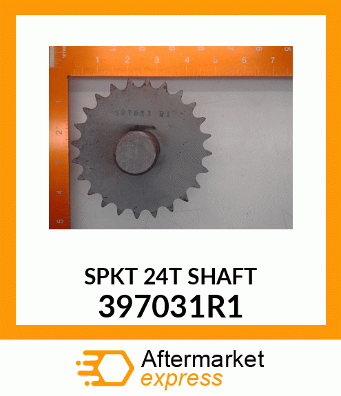 SPKT 24T SHAFT 397031R1