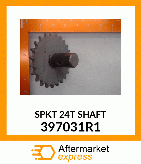 SPKT 24T SHAFT 397031R1