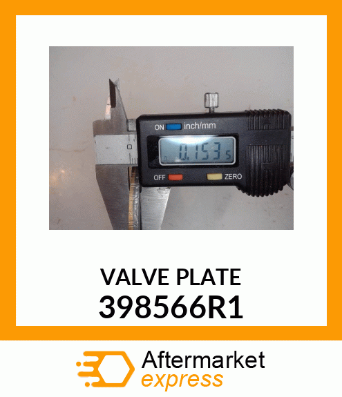 VALVE PLATE 398566R1