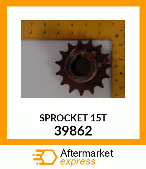 SPROCKET 15T 39862