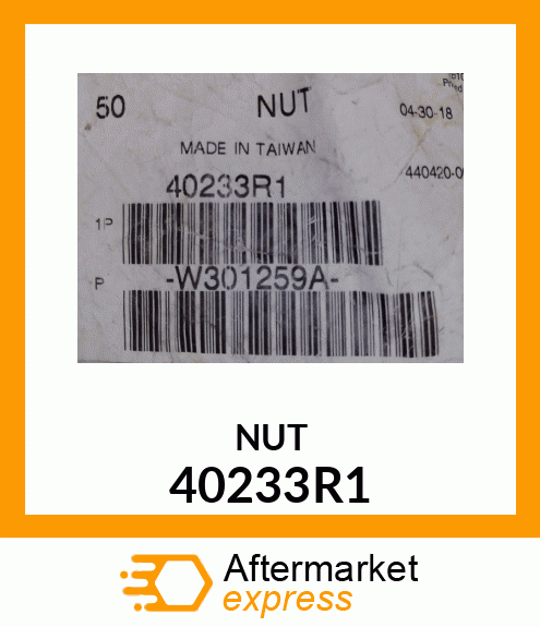 NUT 40233R1