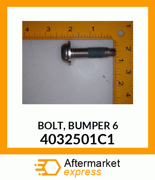 BOLT, BUMPER 6 4032501C1