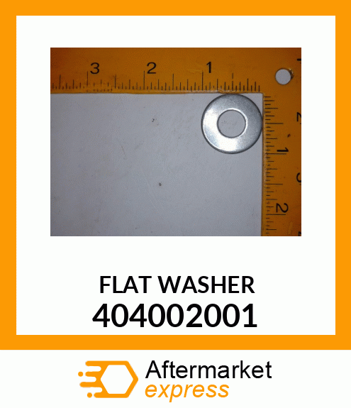 FLAT WASHER 404002001