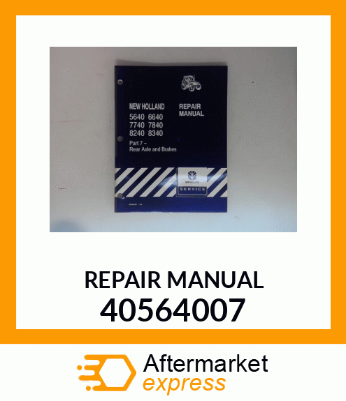 REPAIR MANUAL 40564007