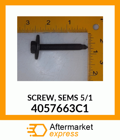 SCREW, SEMS 5/1 4057663C1