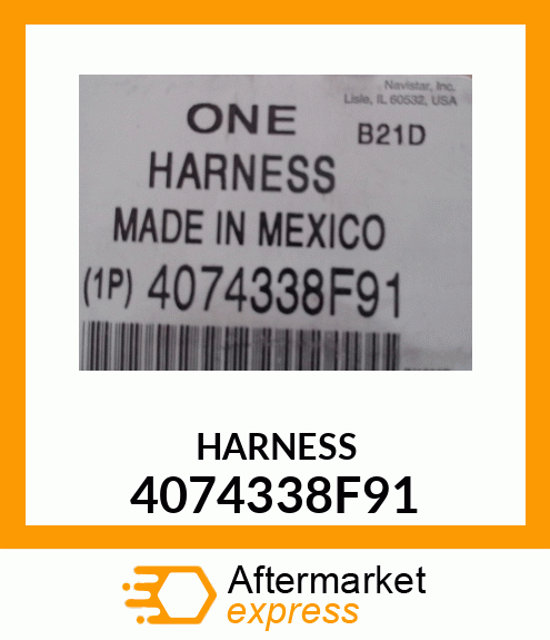 HARNESS 4074338F91