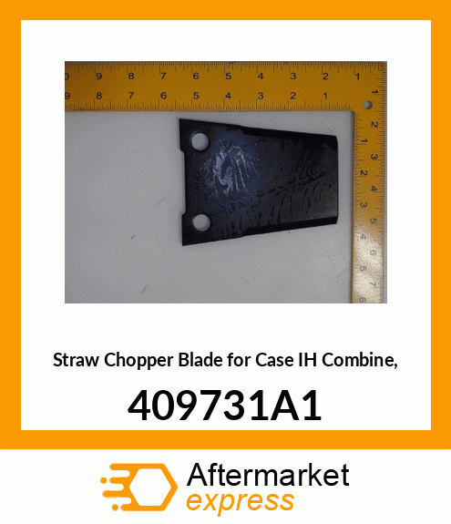 Straw Chopper Blade for IH Combine, 409731A1 409731A1