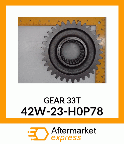 GEAR 33T 42W-23-H0P78