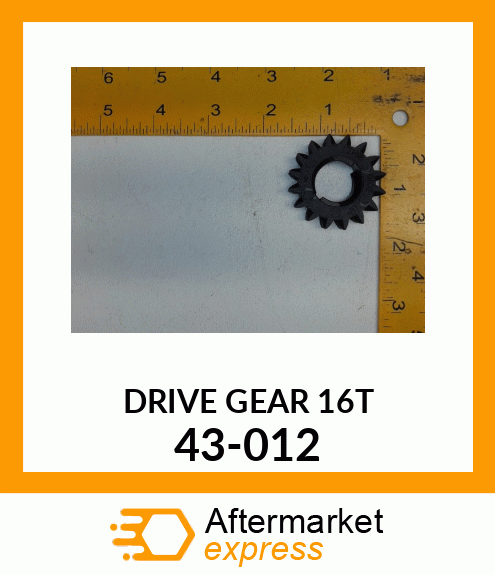 DRIVE GEAR 16T 43-012