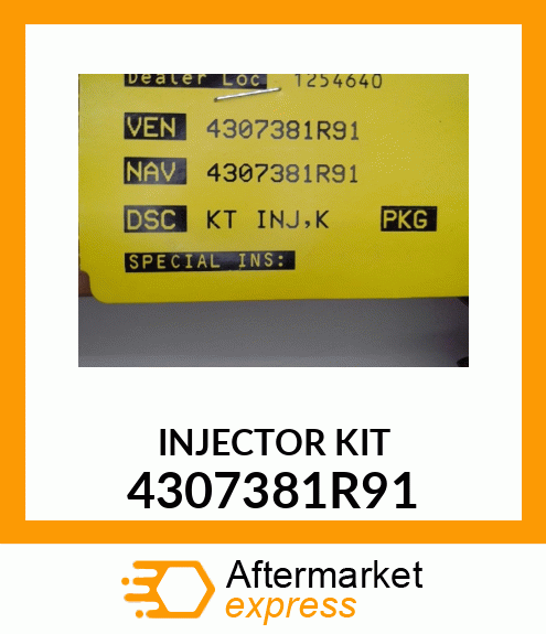 INJECTOR KIT 4307381R91