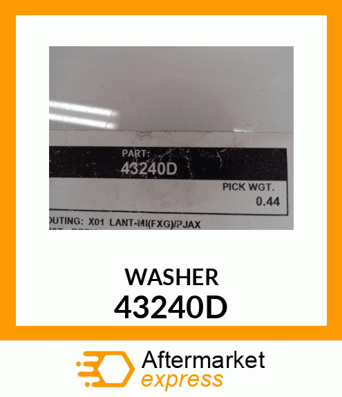 WASHER 43240D