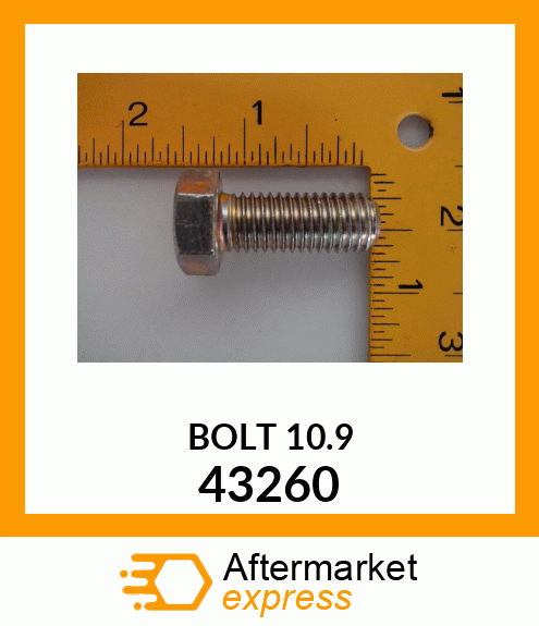 BOLT 10.9 43260