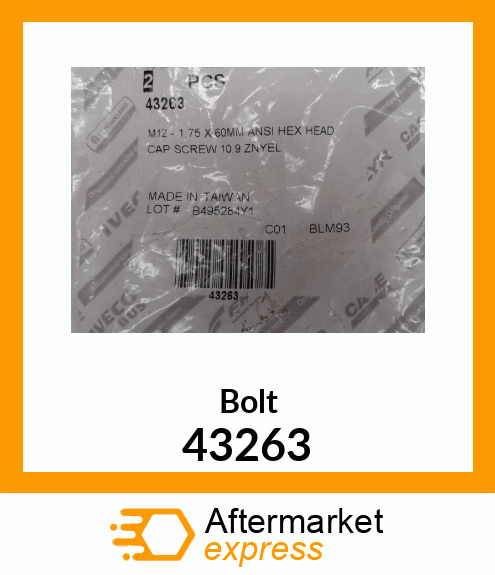 Bolt 43263